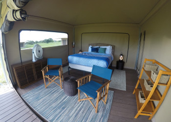 Bed in Eco Tent